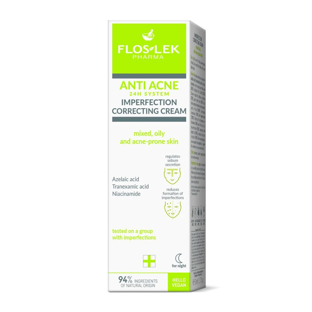Floslek Anti Acne Imperfection Correction Cream 50 ml (Targeted Blemish Treatment)