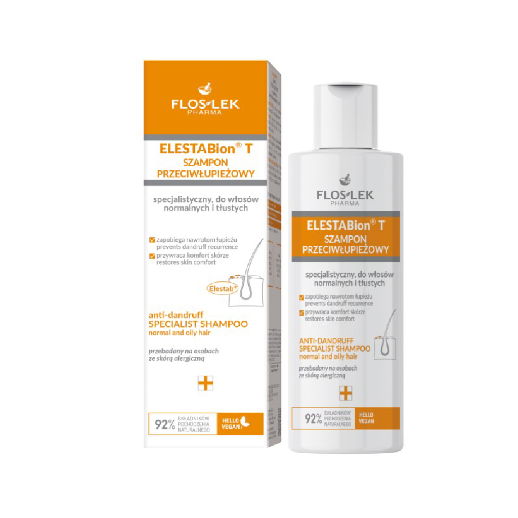 Floslek Elestabion T Anti-Dandruff Shampoo Normal & Oily 150 Ml  