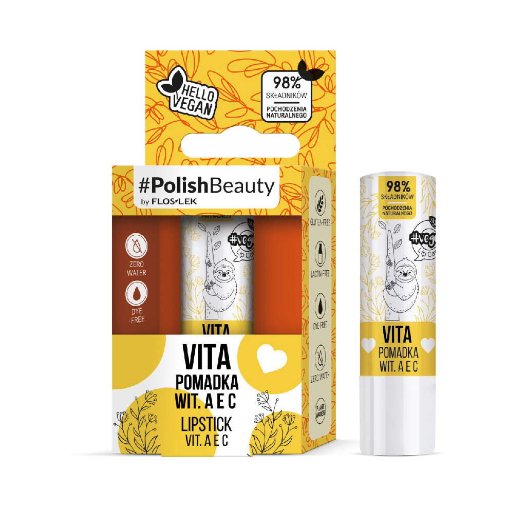 Floslek Vita Lip Stick Vitamin A, E & C 4g