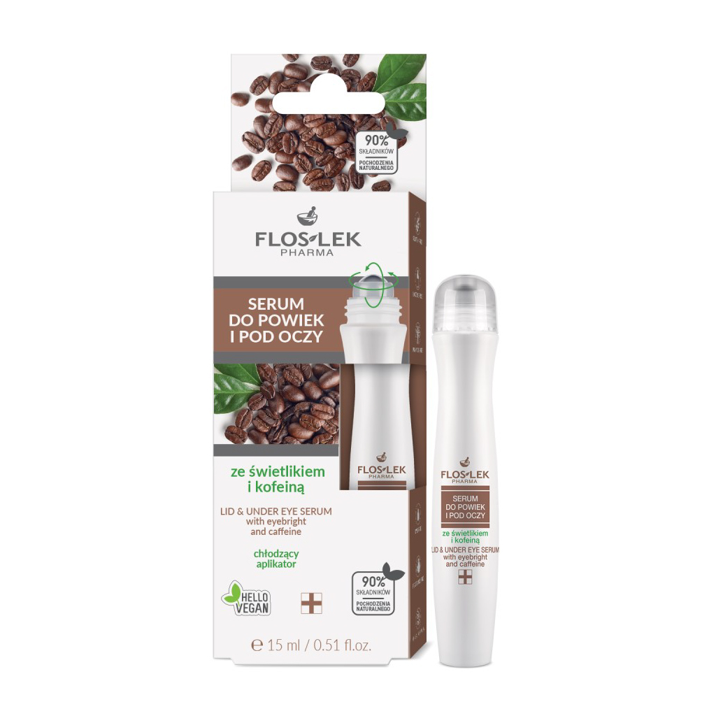 Floslek Llid & Under Eye Gel With Eye Bright & Caffeine 15 Ml