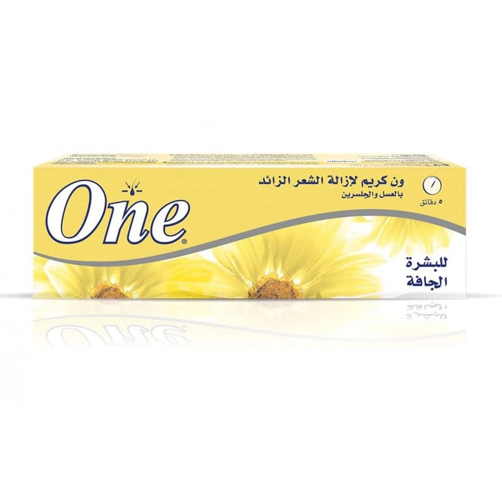 One Hair Removal Cream With Honey & Glycerin For Dry Skin 140 g