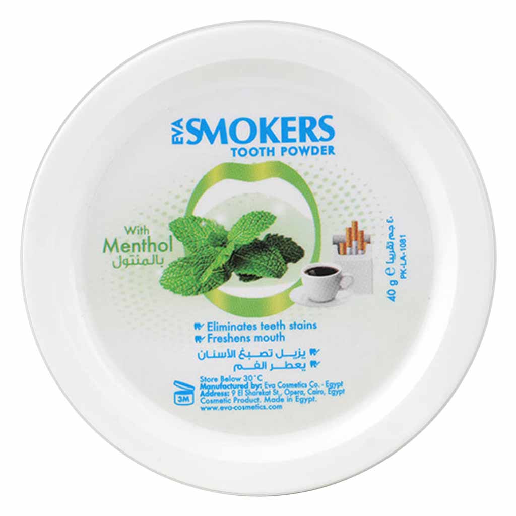 Eva Smokers Tooth Powder With Menthol 40g
