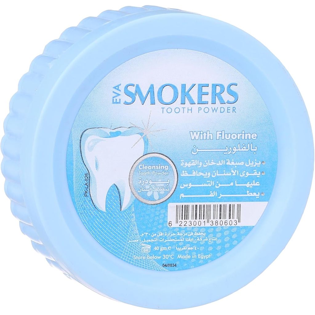 Eva Smokers Tooth Powder With Fluorine 40 g