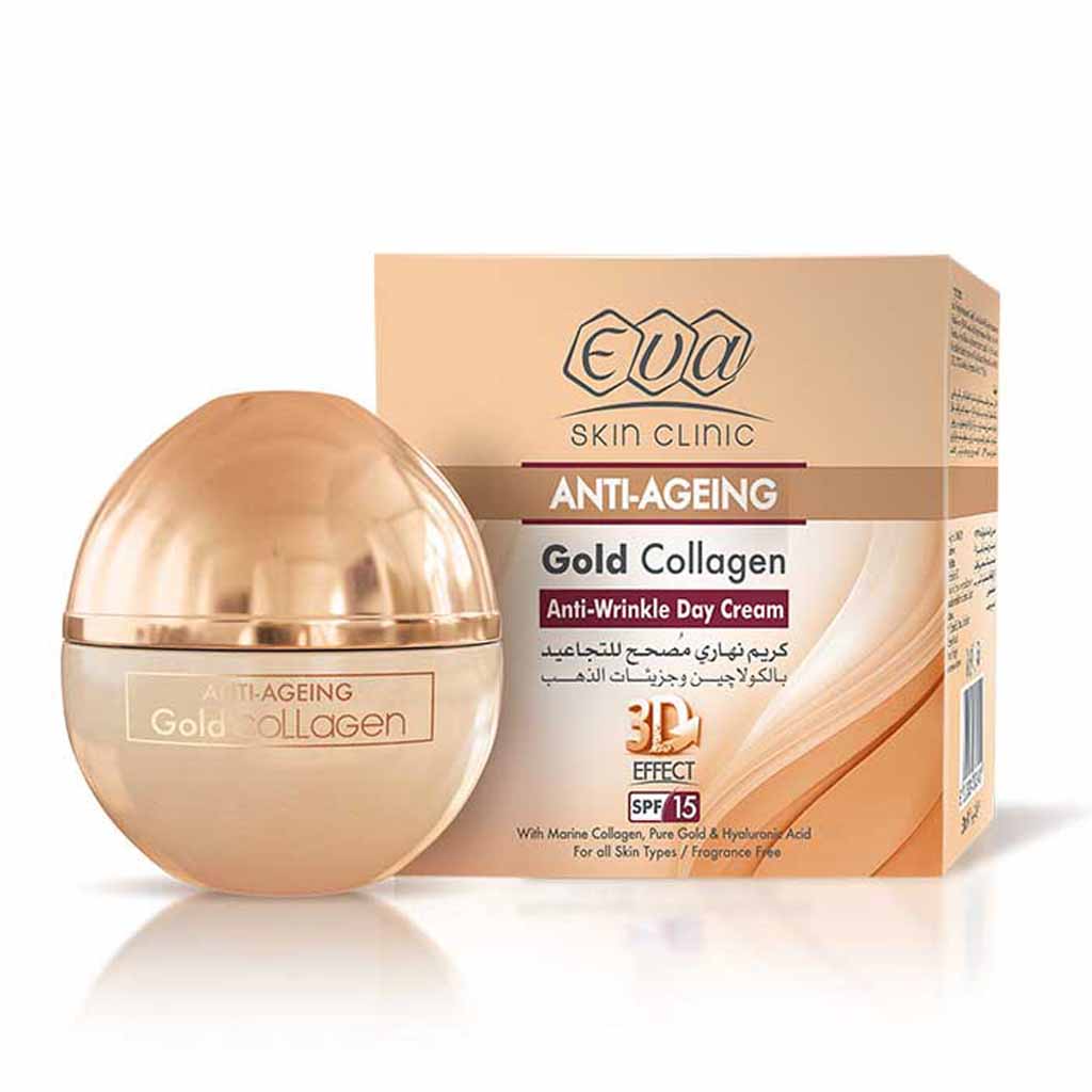 Eva Skin Clinic Anti-Wrinkle Cream - Gold Collagen, 50ml