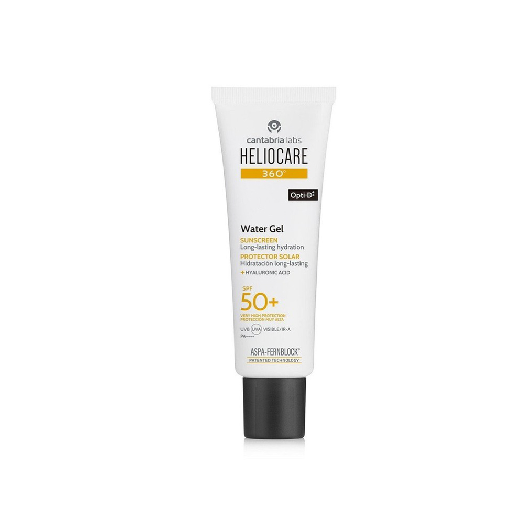 Helio, 360º Water Gel SPF 50+, Lightweight water gel sunblock, 50ml