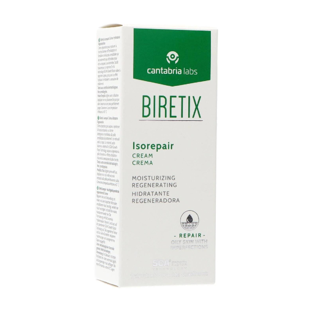 Biretix, Isorepair Cream, Repairing cream for acne-prone and sensitive skin, 50ml