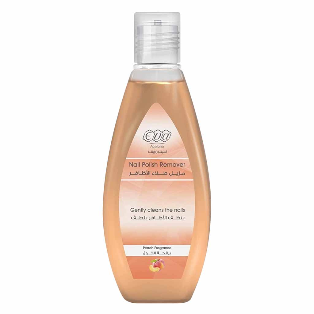 Eva Peach Gently Cleans Nail Polish Remover 100ml