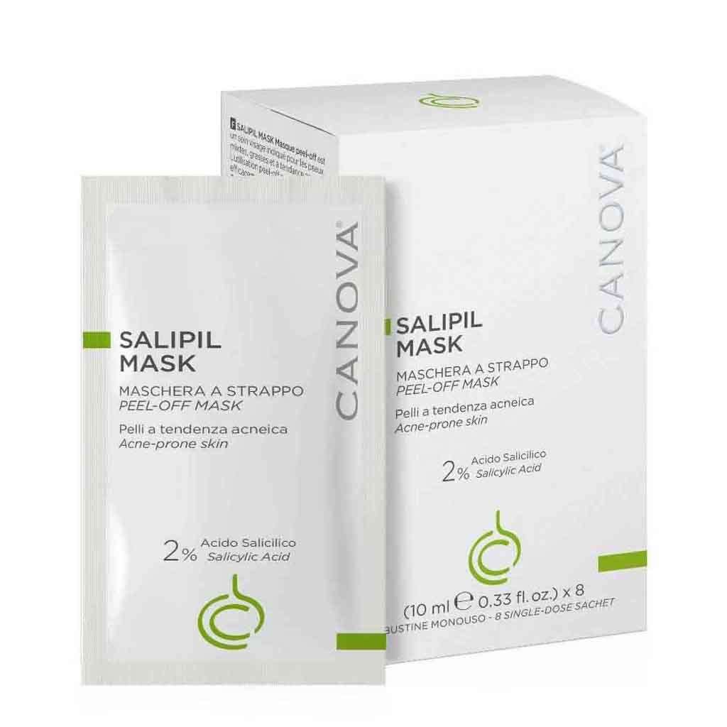 Canova, Salipil Peel-Off Mask, Purifying peel-off mask for oily and acne-prone skin, 10ml