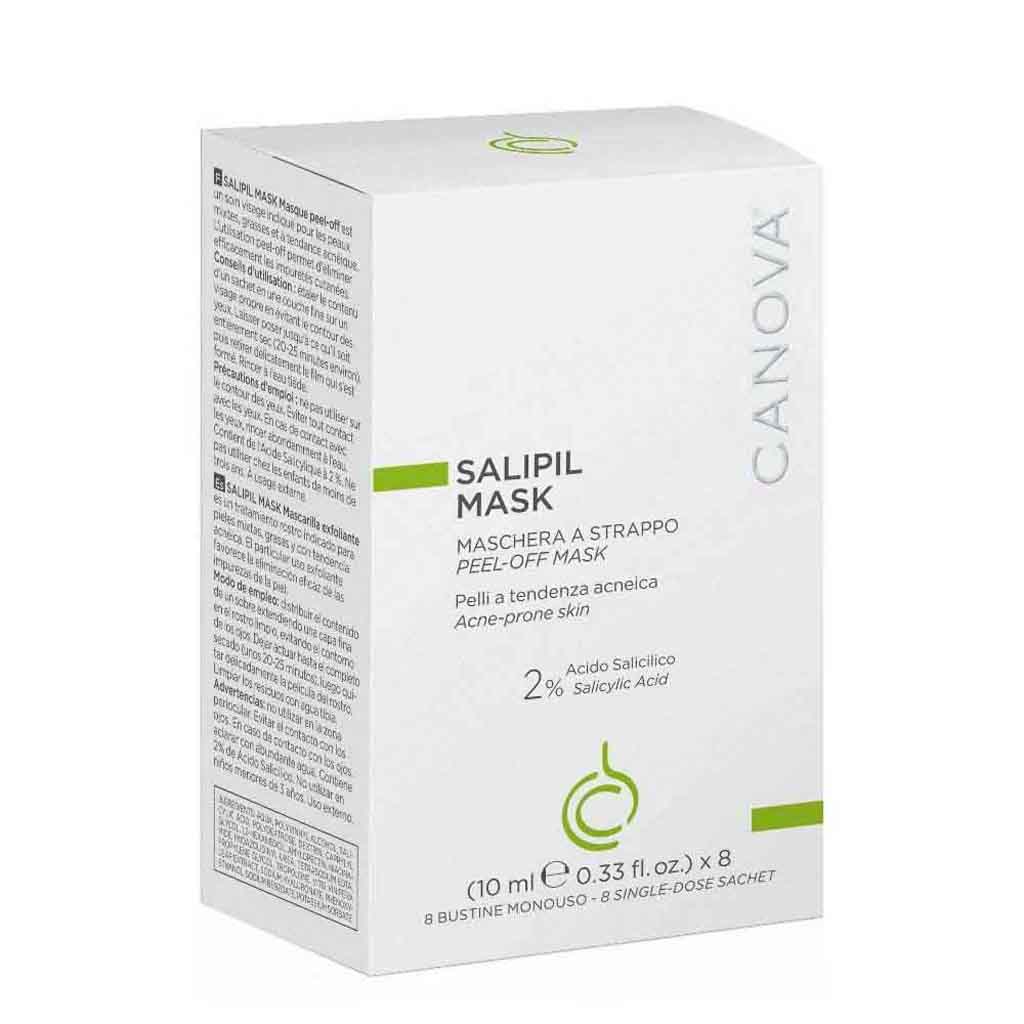 Canova, Salipil Peel-Off Mask, Purifying peel-off mask for oily and acne-prone skin, 10ml