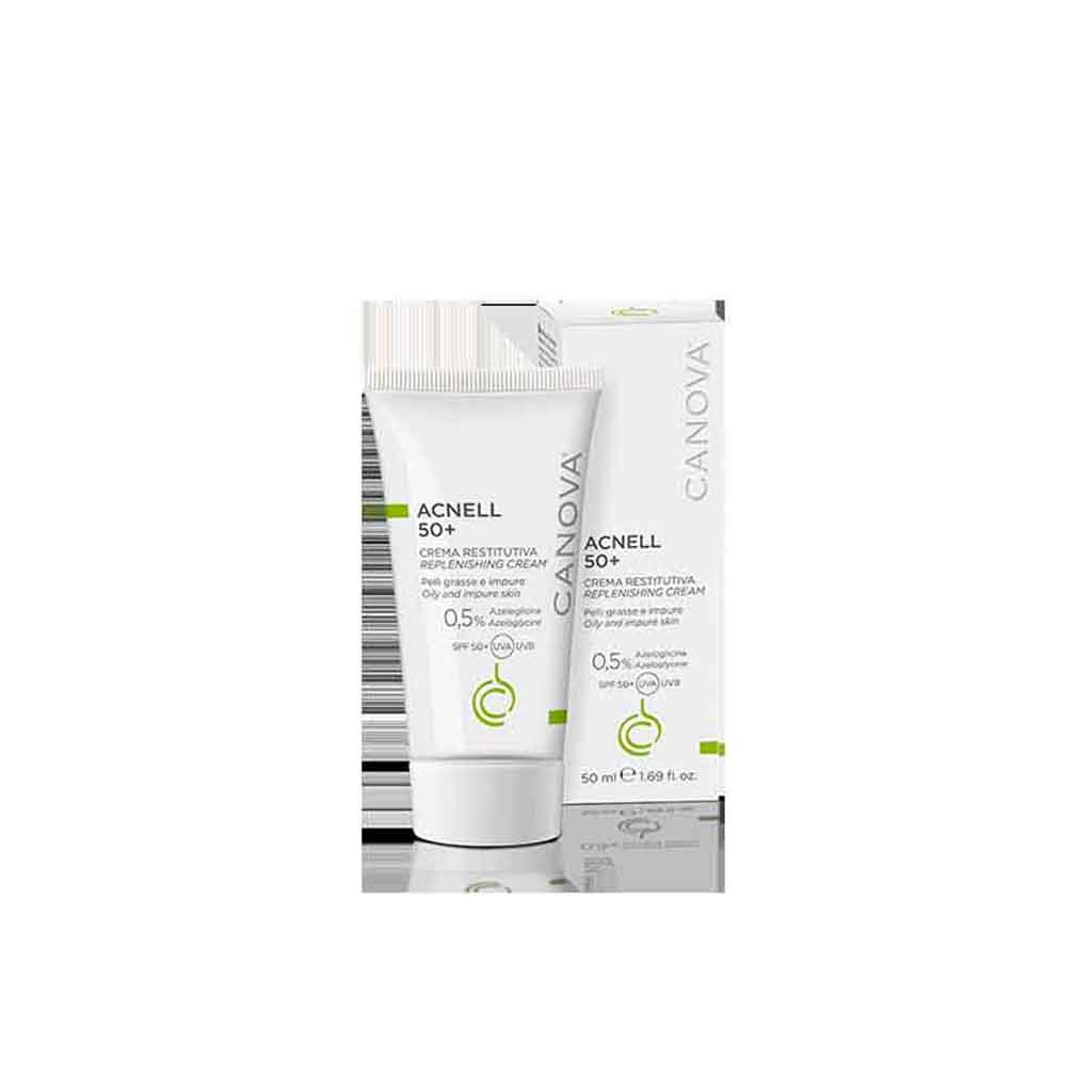 Canova, Acnell Replenishing Cream, Moisturizing cream for acne-prone skin, 50ml