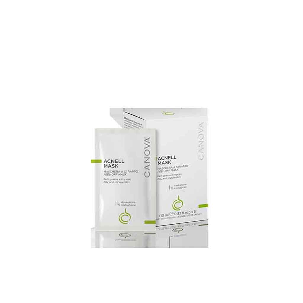 Canova, Acnell Peel-Off Mask, Clarifying peel-off mask for acne-prone skin, 10ml