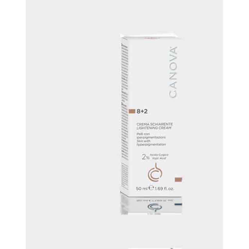 Canova, 8+2 Lightening Cream, Skin lightening cream with dual action, 50ml
