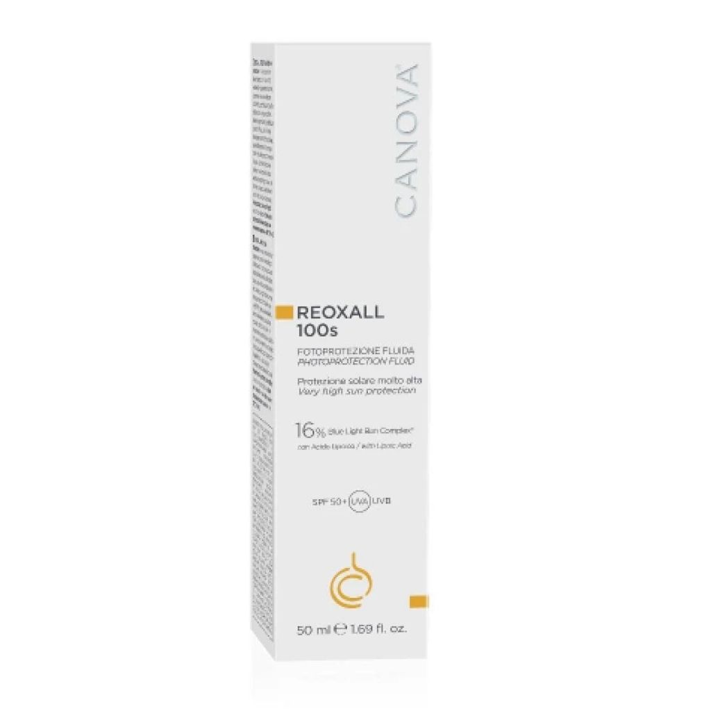 Canova, Reoxall 100S Photoprotection Fluid, Lightweight sun protection fluid, 50ml