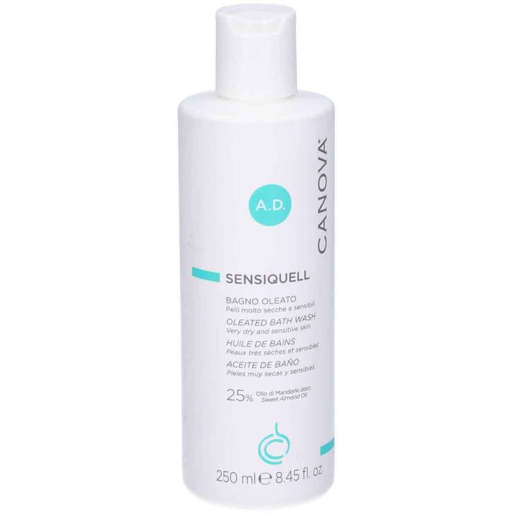 Canova, Sensiquell Oleated Bath Wash, Gentle oleated bath wash for sensitive skin, 250ml