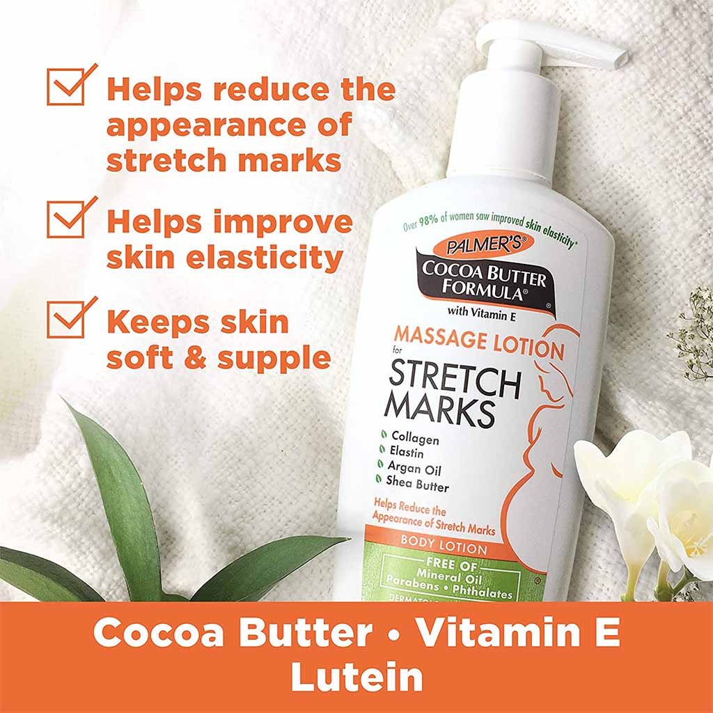 Palmers Cbf Masage Ltn S Mrk250 ml C.Butter S.Care