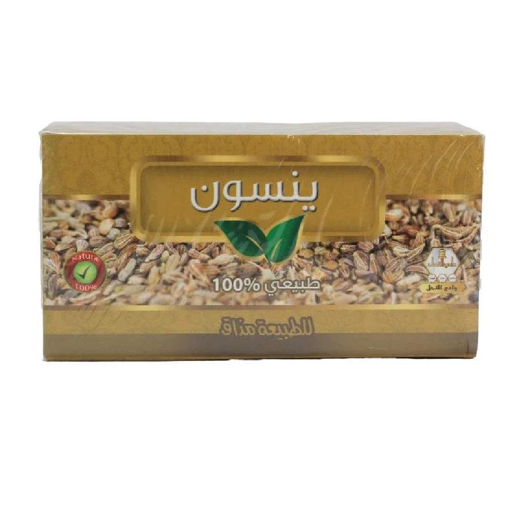 Wadi Alnahil, Anise Tea, Aromatic anise seed herbal tea bags, 30 bags