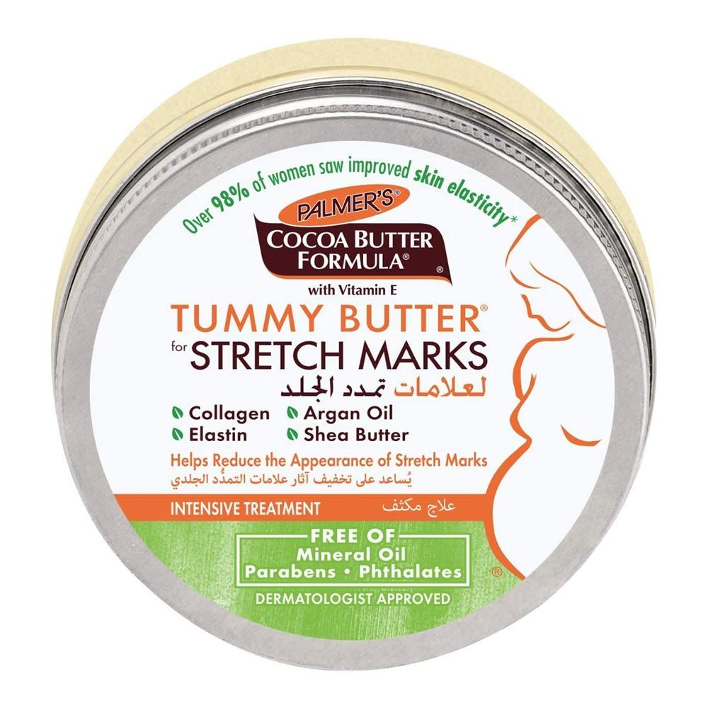 Palmers, Cocoa Butter Formula Tummy Butter, Nourishing stretch mark cream for skin care, 4.4 oz