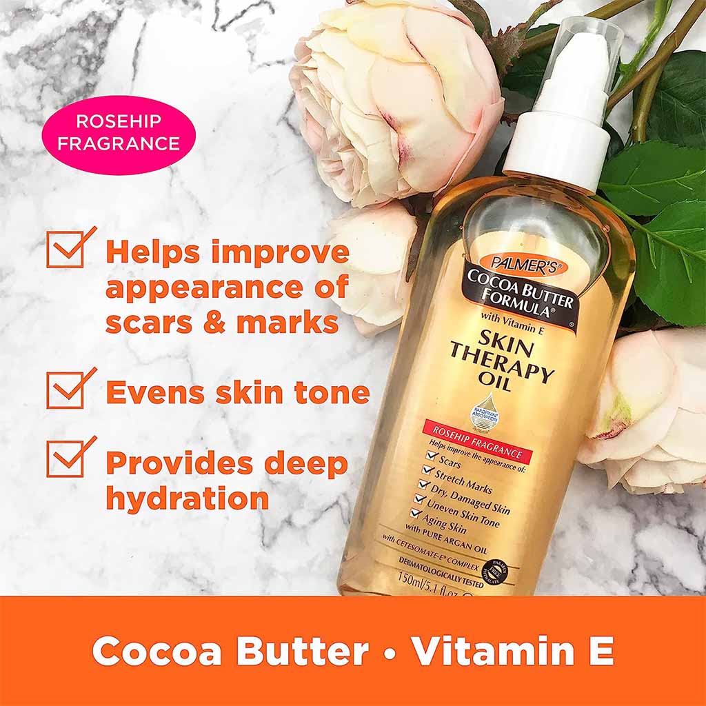 Palmer's, Cocoa Butter Formula With Vitamin E Skin Therapy Oil, Deep moisturizing and skin healing oil, 60ml