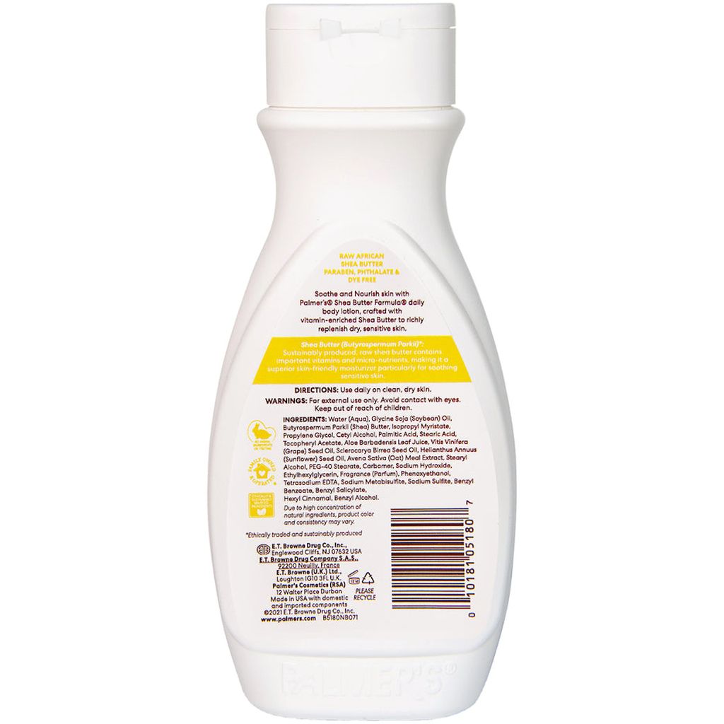 Palmers Raw Shea Nourish Daily Body Lotion, 250ml