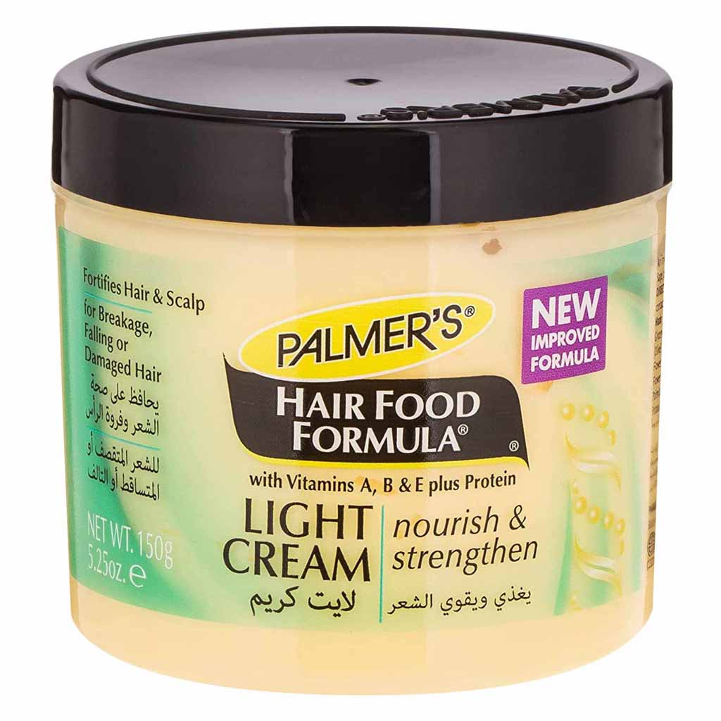 Palmers, Hair Food Formula Nourish and Strengthen Light Cream, Nourishing hair cream for strength and shine, 150 g