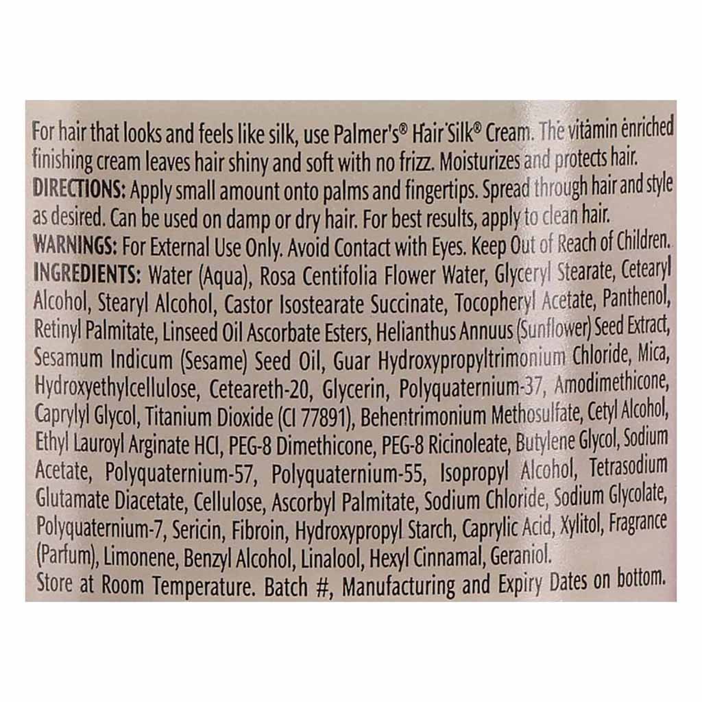 Palmers, All Day Shine Stops Frizziness Hair Silk Cream, Anti-frizz cream for smooth shiny hair, 150 g