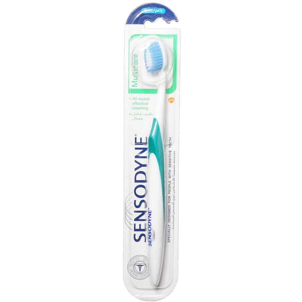 Sensodyne, Multi Care Soft Toothbrush, Soft bristle toothbrush for sensitive teeth, 1 piece