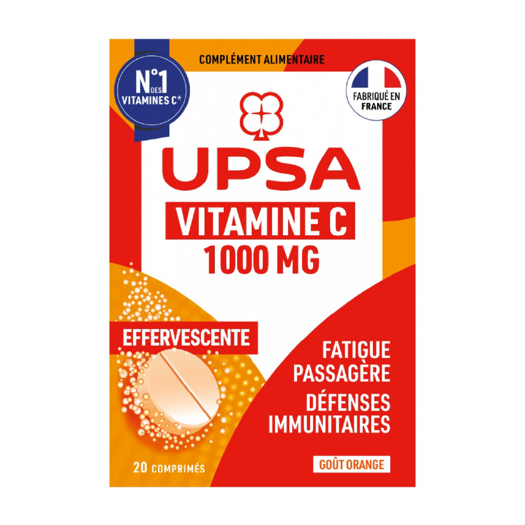 UPSA VITALITY VIT C 1000 MG 20 TAB