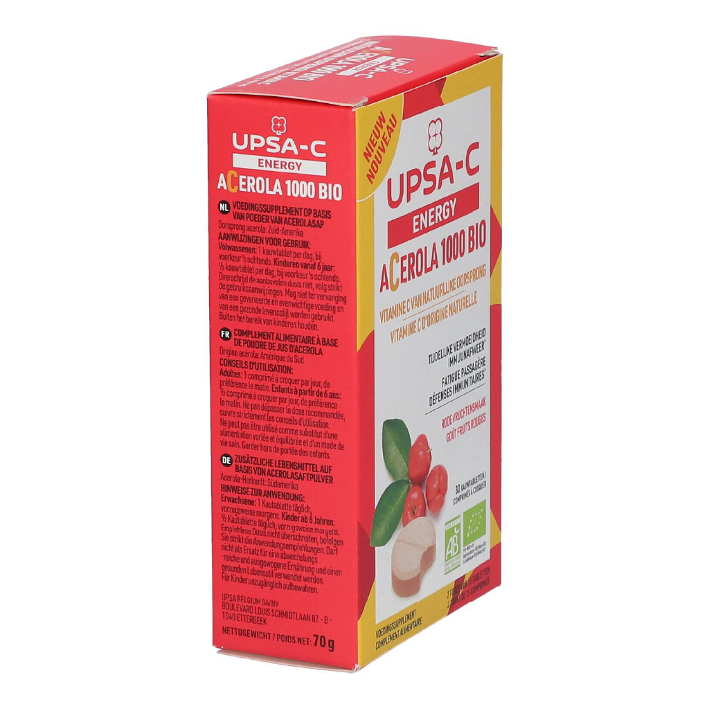 UPSA VITALITY ACEROLA 1000 VIT C 30 TAB