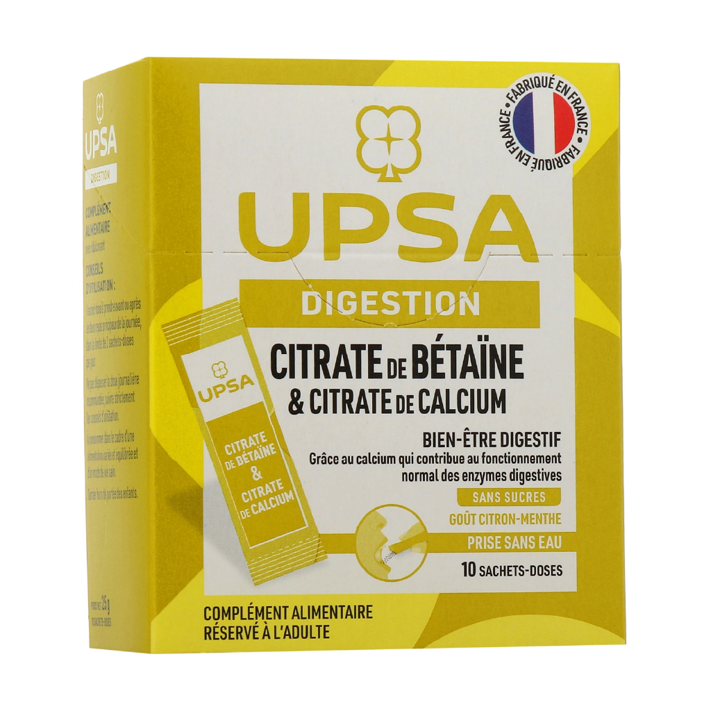 UPSA DIGESTION BETAINE CITRATE 10 STICKS