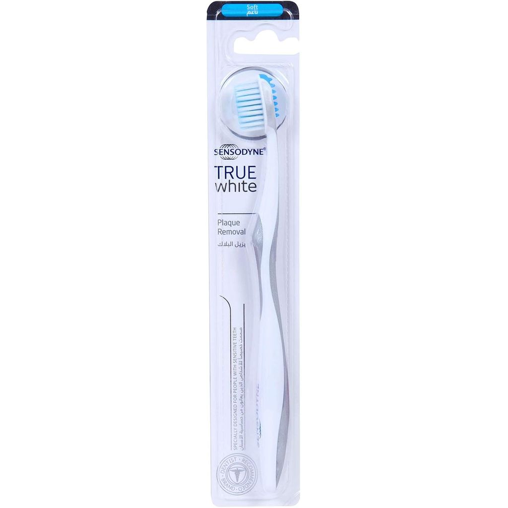 Sensodyne True White Plaque Removal Soft Toothbrush, Pack of 1's
