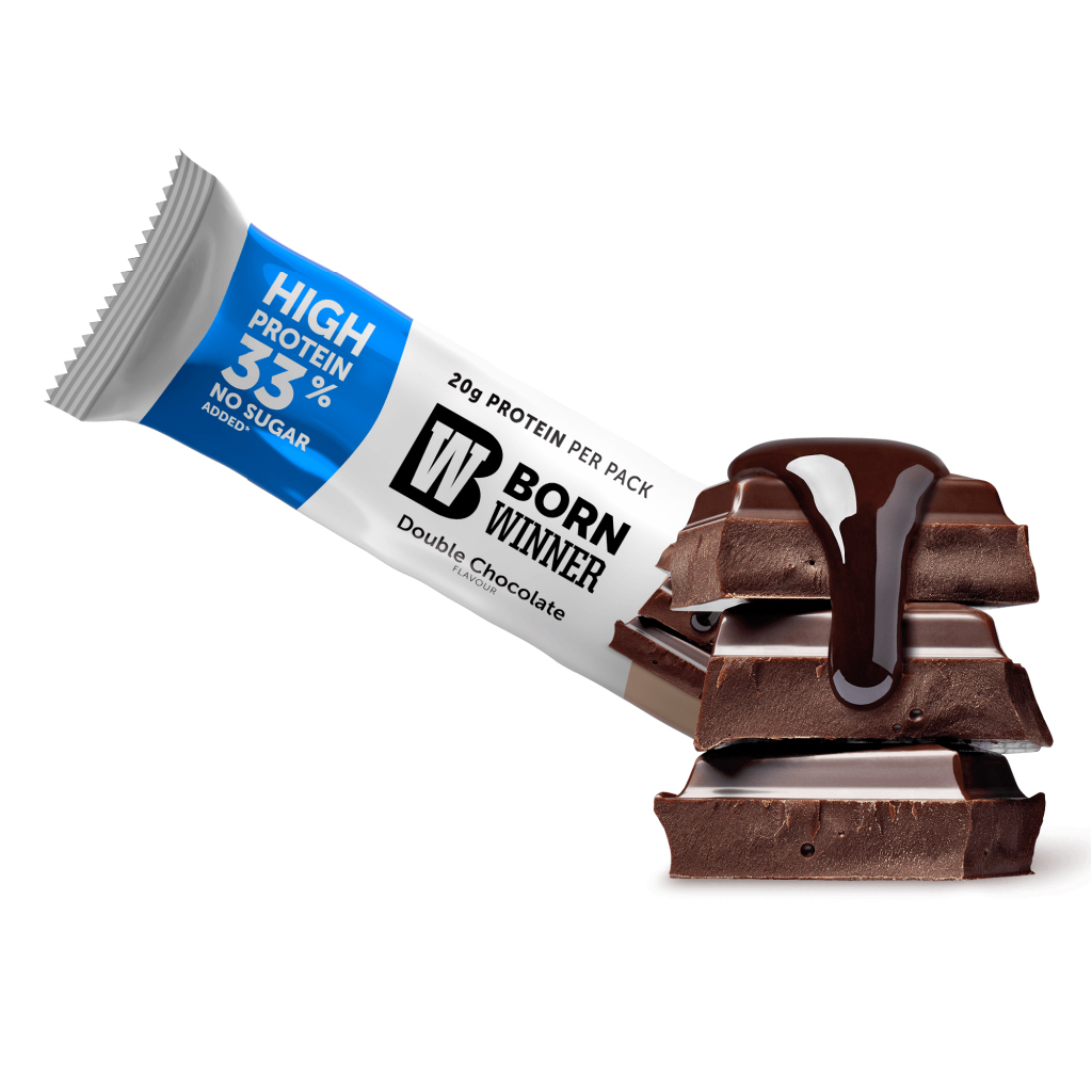 Born Winner, Protein Bar Active Chocolate, Energy protein bar with chocolate flavor, 60g