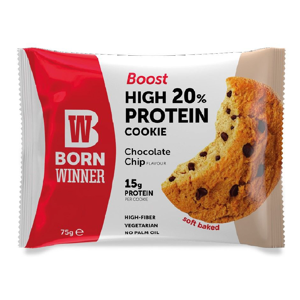 BORN WINNER BOOST CHOCOLATE CHIPS COOKIES - 75G