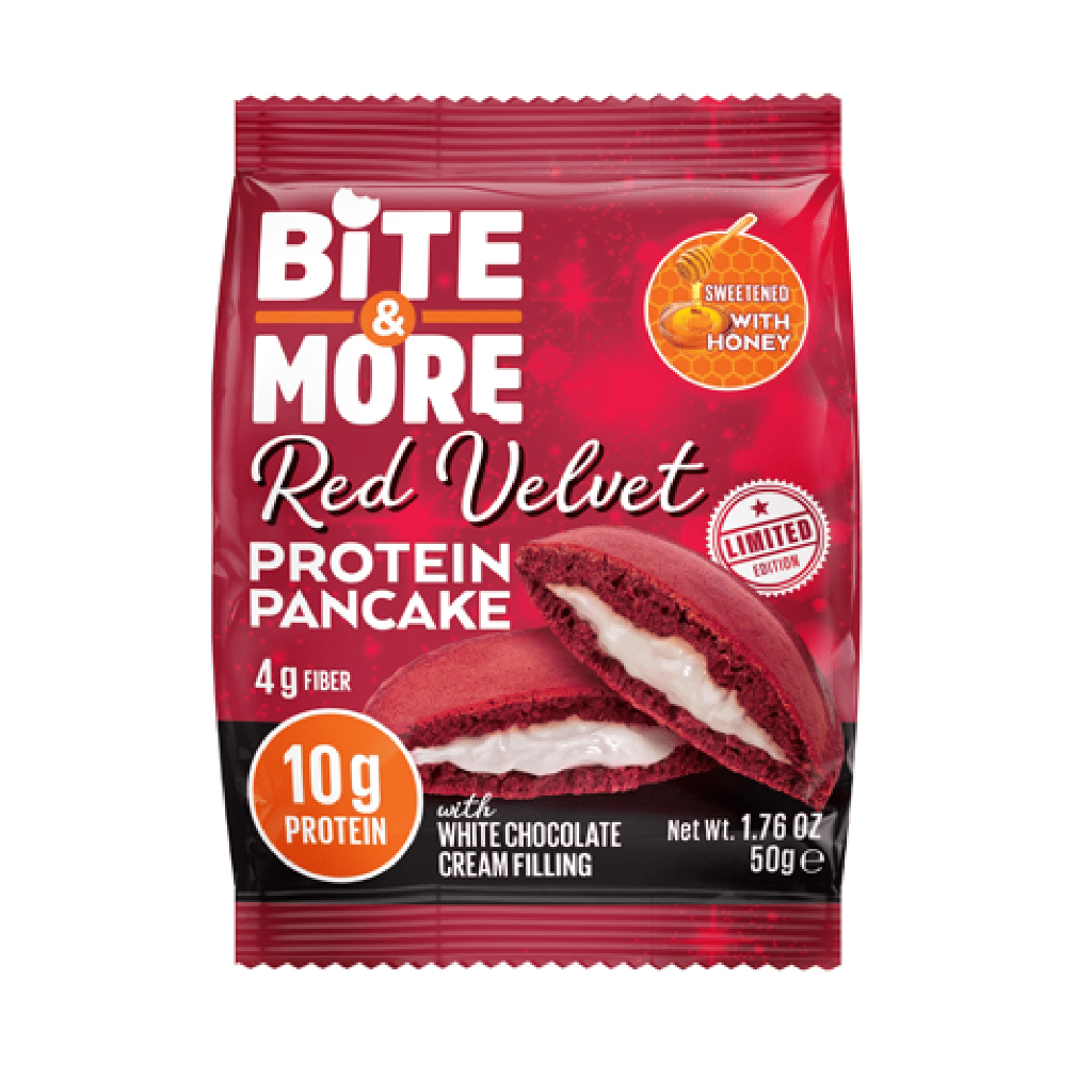 BITE AND MORE - PROTEIN PANCAKE RED VELVET - 50G