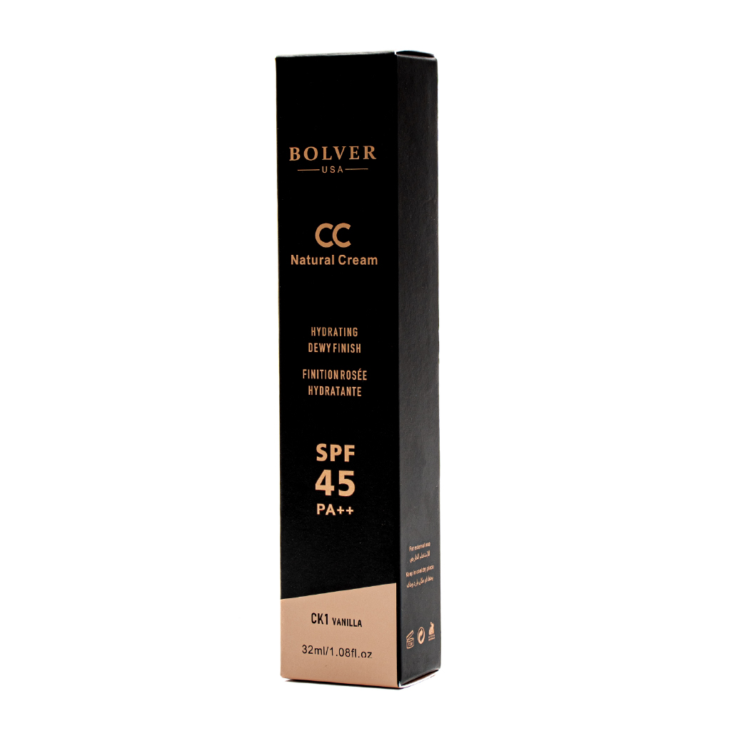 Bolver, CC Cream CK1 Vanilla, Color correcting cream for vanilla skin tone