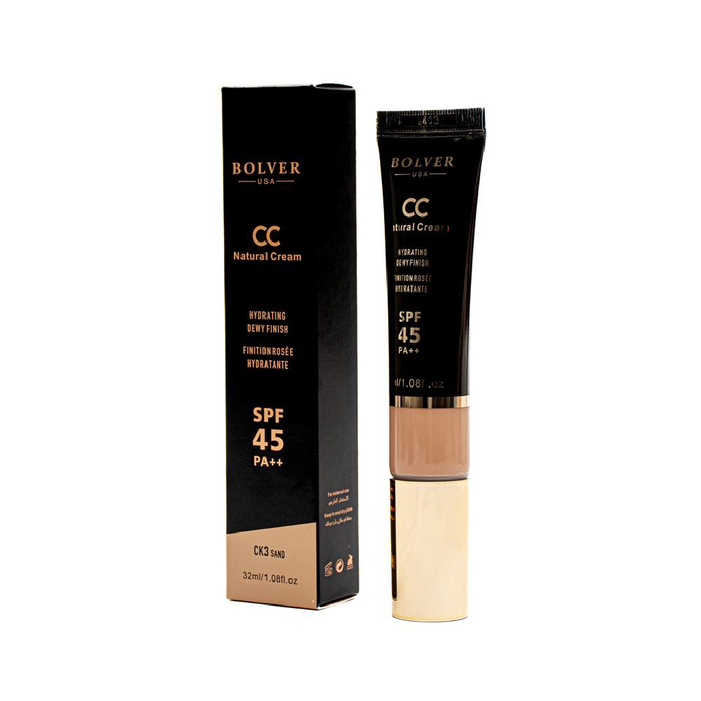 Bolver, CC Cream CK3 Sand, Color correcting cream for sand skin tone