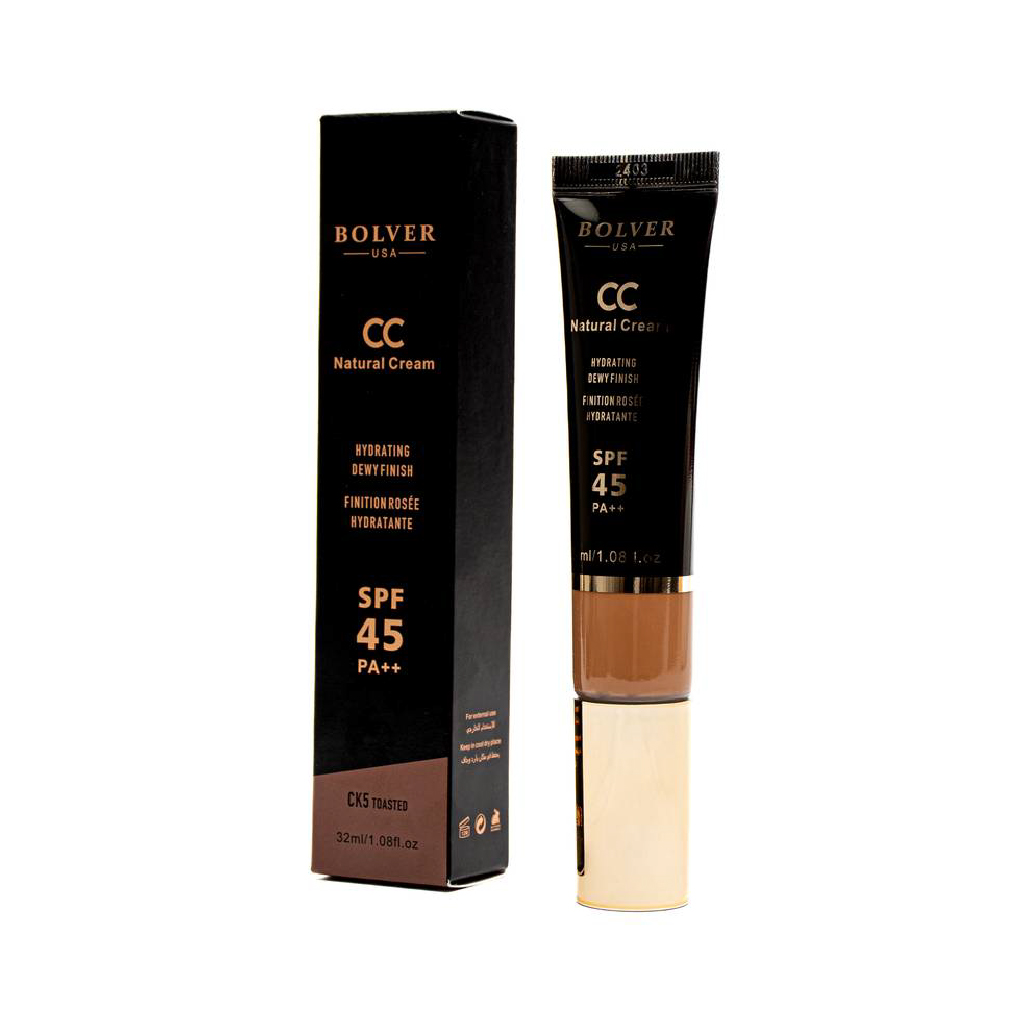 Bolver, CC Cream CK5 Toasted, Color correcting cream for toasted skin tone
