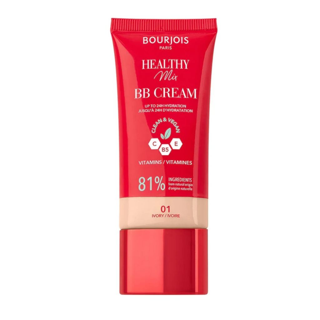 Bourjois, Healthy Mix BB Cream, Ivory, Radiance-boosting tinted moisturizer for light skin