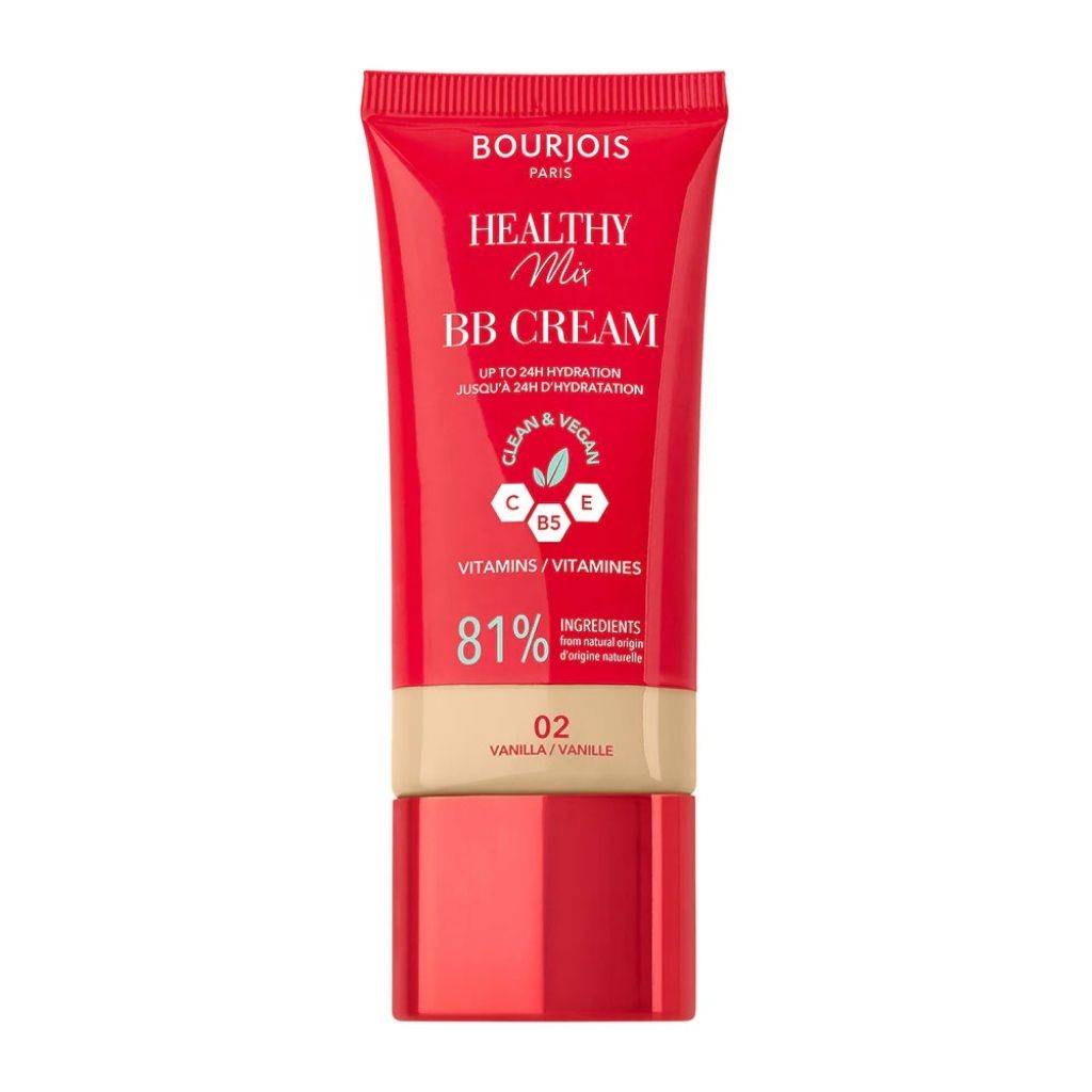Bourjois, Healthy Mix BB Cream, Light Medium Vanilla, Hydrating BB cream with natural finish, Light Medium Vanilla