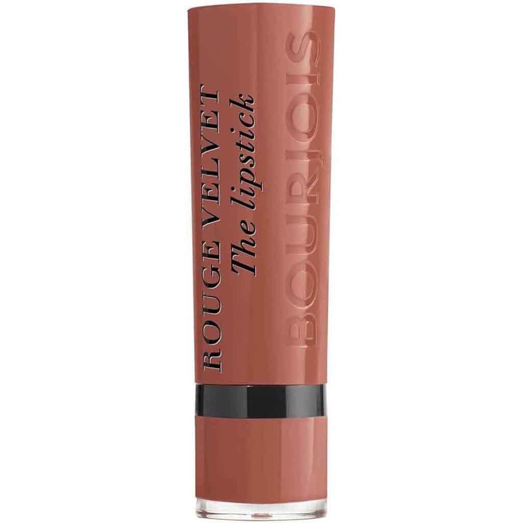 Bourjois, Rouge Velvet Premium Matte Lipstick, Caramel Soleil, Matte lipstick in caramel shade
