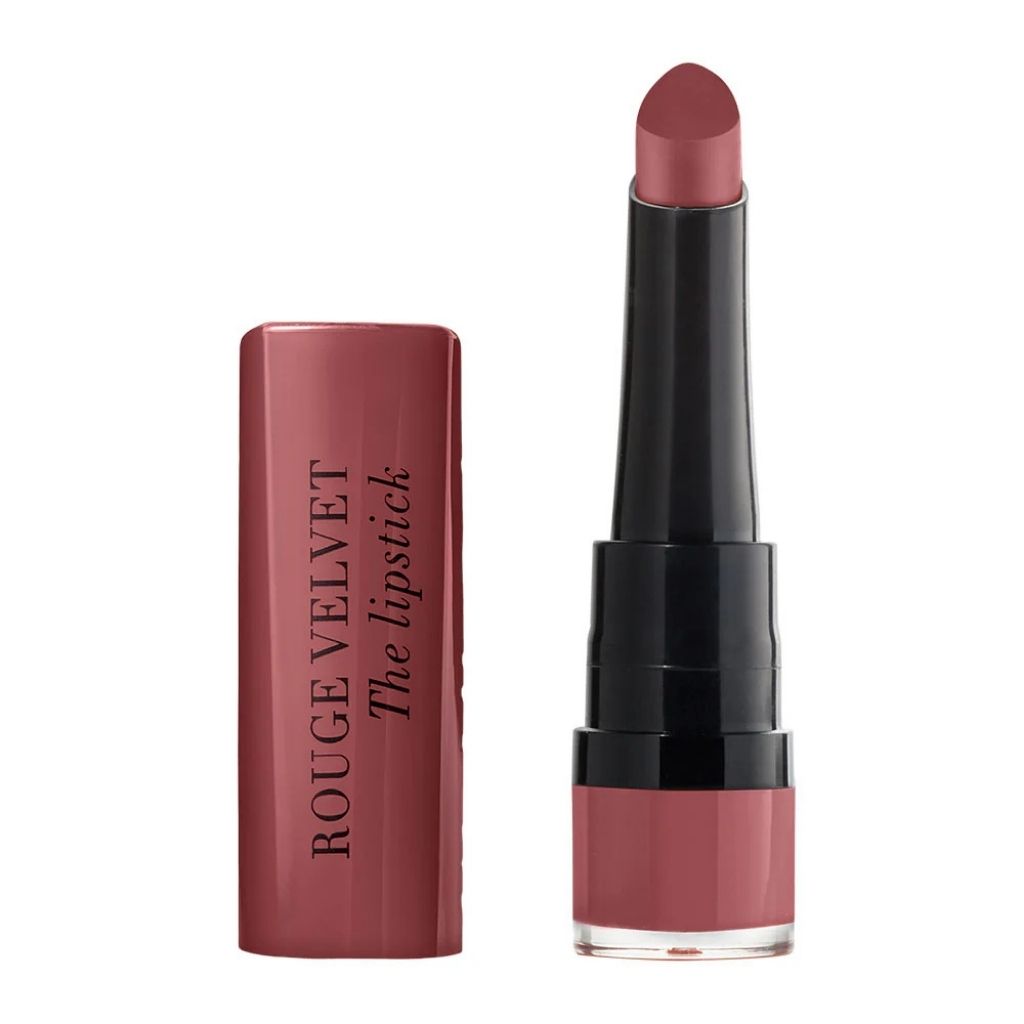 Bourjois, Rouge Velvet Premium Matte Lipstick, Spicy Fig, Matte lipstick in warm fig shade