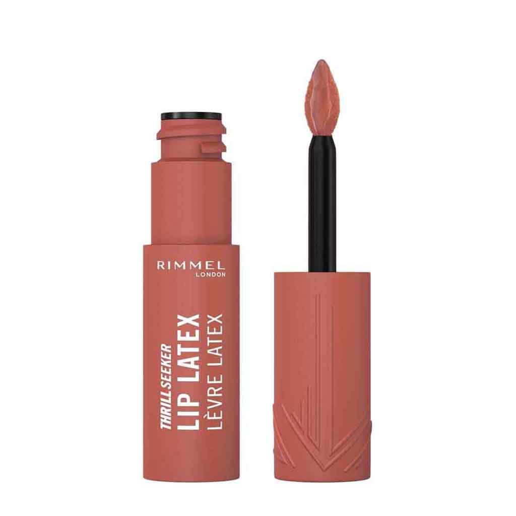 Rimmel, Thrillseeker Lip Lacquer, Glossy lip lacquer with bold sassy shade, Shade 100 Sassy