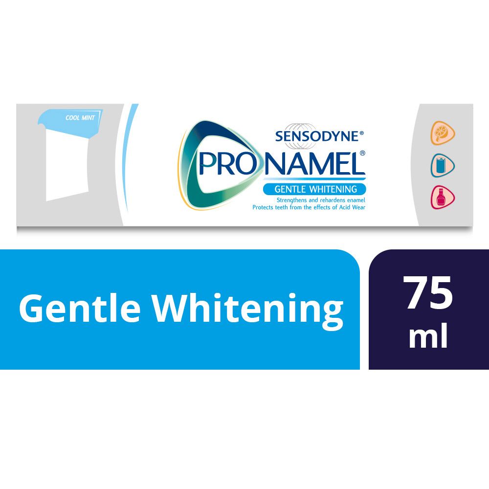 Sensodyne, Pronamel Gentle Whitening Toothpaste, Toothpaste for sensitive teeth with whitening effect, 75ml
