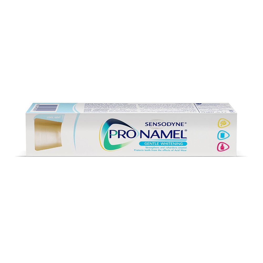 Sensodyne, Pronamel Gentle Whitening Toothpaste, Toothpaste for sensitive teeth with whitening effect, 75ml