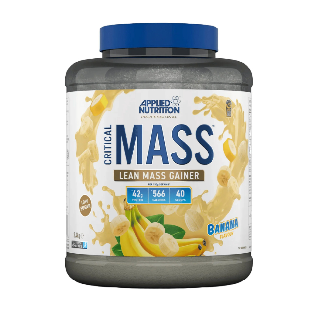 AN, Critical Mass Lean Mass Gainz Banana, Lean mass gainer with banana flavor, 2.4kg