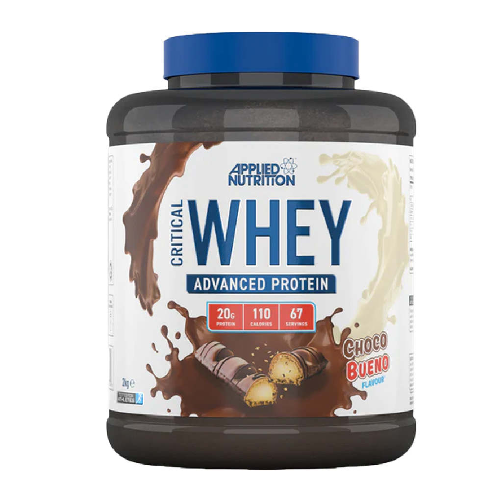 AN, Critical Whey Protein Choco Bueno, Premium chocolate flavored whey protein powder, 2kg