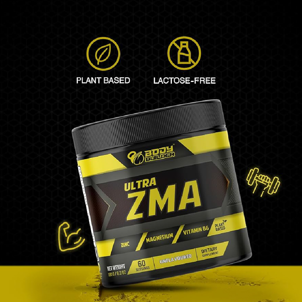 BB, ZMA Unflavored, Zinc magnesium aspartate supplement, 60 servings