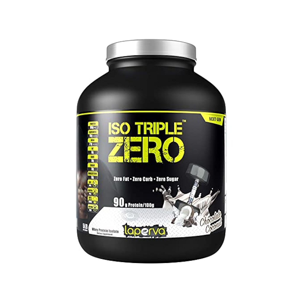 Laperva, Iso Triple Zero Brownie, Low-carb high-protein brownie-flavored isolate powder, 5lb