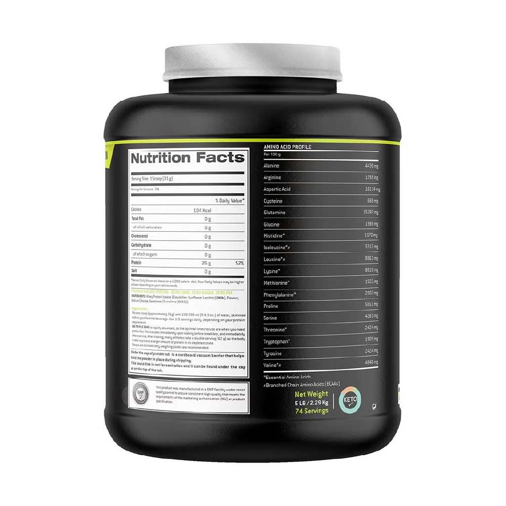 Laperva, Iso Triple Zero Brownie, Low-carb high-protein brownie-flavored isolate powder, 5lb