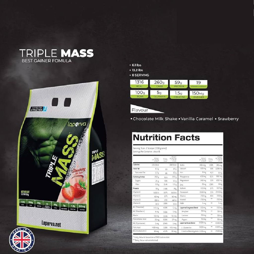 LAPERVA TRIPLE MASS MILK CHOCOLATE 13.2LB