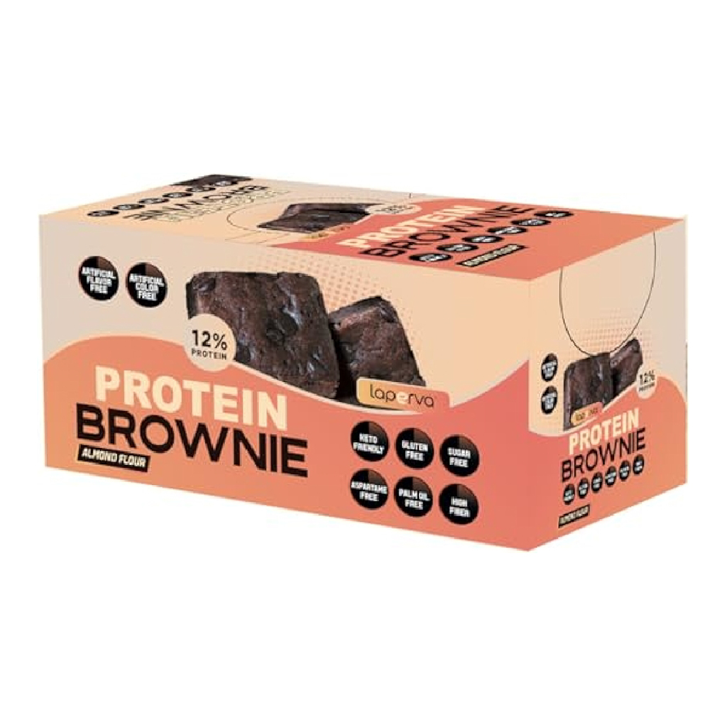 Laperva, Protein Brownie, High-protein chocolate brownie snack, 50g